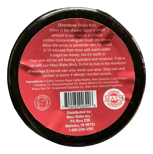 Exfoliante De Café Maui Babe 240 Ml