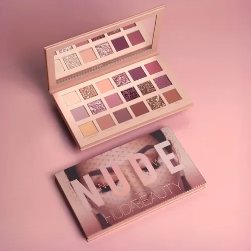 Paleta De Sombras Nude Glitter Maquillaje Para Ojos Mujer