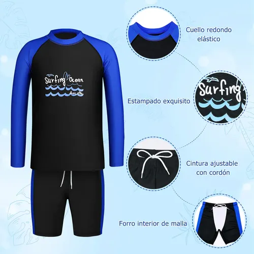 Kit Trajes De Baño Para Niños Gorro De Natación