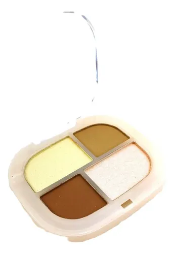 Paleta Iluminador + Contorno En Polvo Pink 21 Highlighter