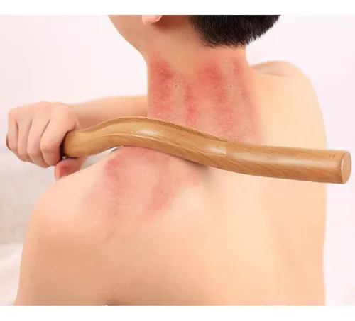Palo De Raspado De Madera Para Masaje, 52 Cm