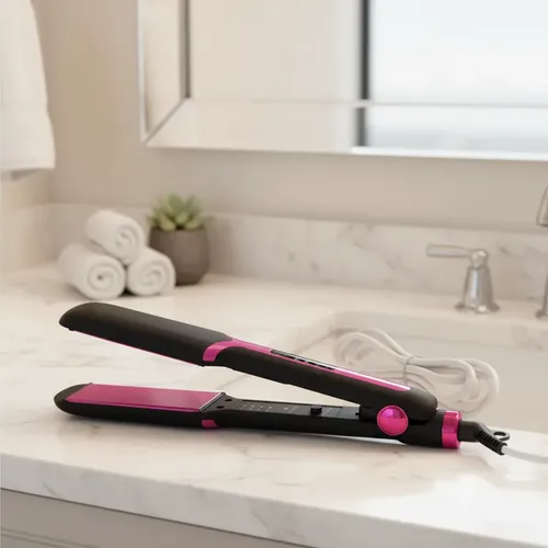 Planchita De Pelo Cabello Pantalla Digital Temp Ajusta