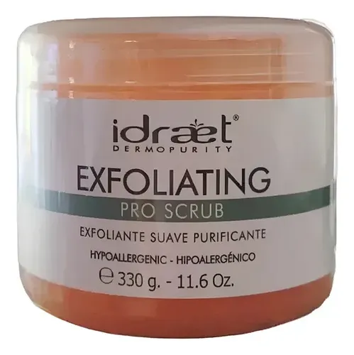 Exfoliating Scrub Idraet 330gr. Exfoliante Suave Purificante