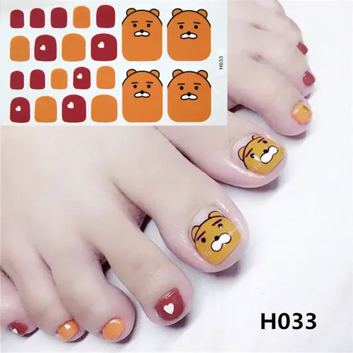Jrx Pegatinas Uñas Con Forma Q Foot For Mujer, Bricolaje,