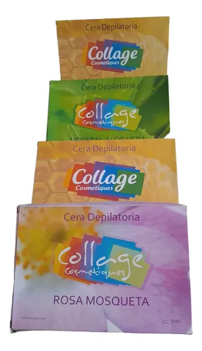 4 Ceras Depilatoria Prof. Miel /rosa M/veget Collage X 900gr