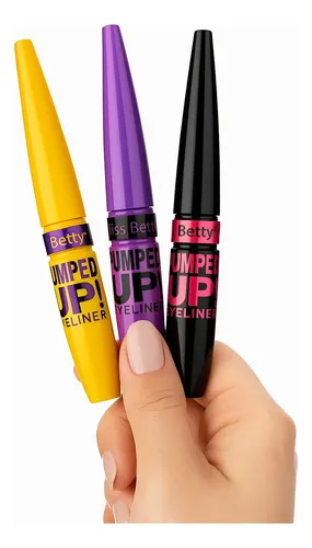 Delineador Pumped Up Tejar Negro X3 Unidades