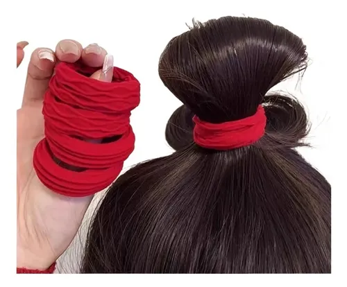 Accesorios Para El Cabello Rojos, Gruesos Y Resistentes