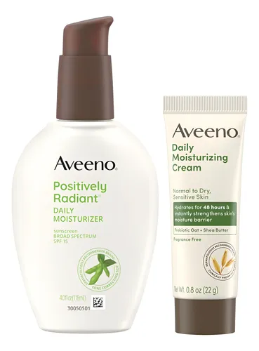 Paquete De Cuidado De La Piel Aveeno Positively Radiant Con