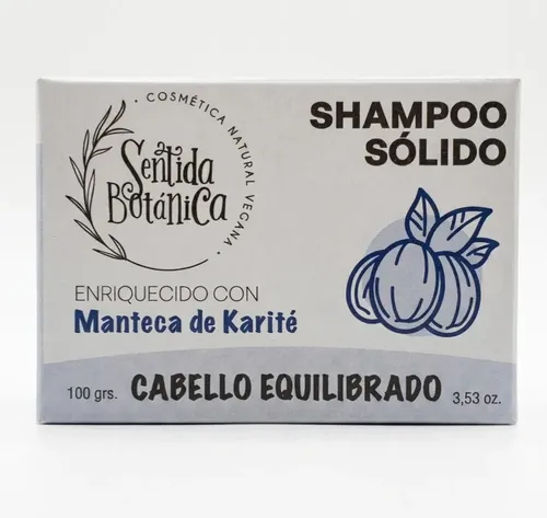 Shampoo Sólido Vegano Cabello Equilibrado Sentida Botáncia