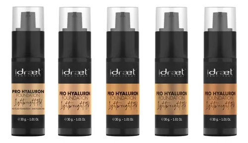 Base Fluida Idraet Pro Hyaluron Tono Hfl15 Ligth Beige X30ml
