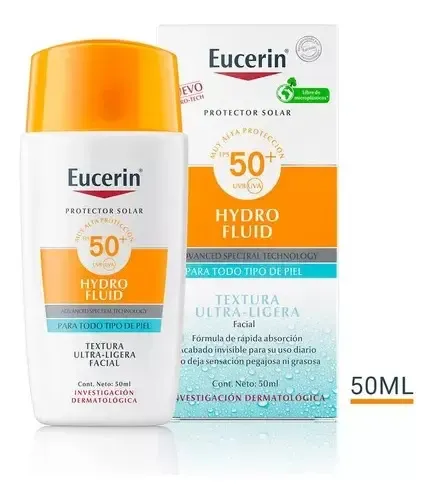 Eucerin Protector Solar Facial Hydro Fluid Fps50+ 50 Ml