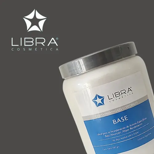 5 Crema Base Para Masajes 980gr. – Libra Cosmetica Fragancia Suave