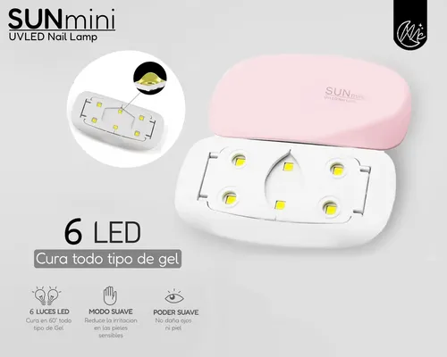 Kit Uñas Esculpidas Esmaltadas Semipermanente Cabina Uv Led