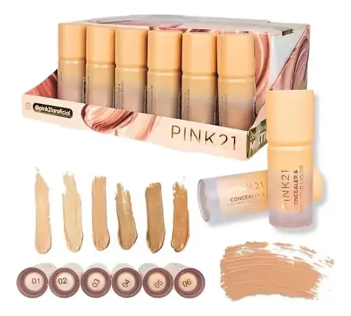 Corrector Y Contorno Liquido P/rostro Maquillaje Profesional