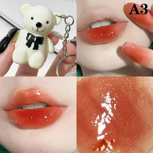 Labial Líquido Brilloso Cute Bear Osito Larga Duración Cool!
