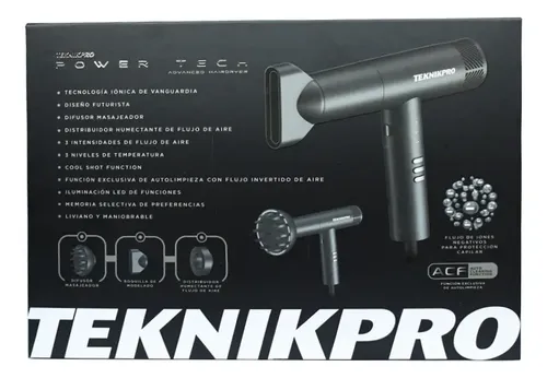 Secador De Pelo Teknikpro Power Tech