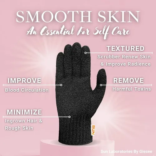 Guante Exfoliante Sun Laboratories/ Giesee Para Bronceado Y