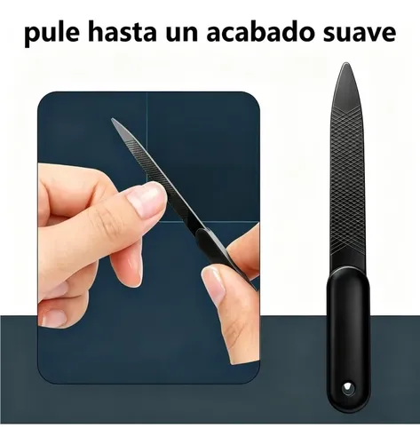 Set De Cortauñas De Acero Inoxidable 7 Piezas