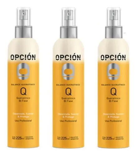 3 Tratamiento Nutritivo Bi Fase Queratínico Opción 225ml