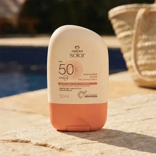 Protector Solar Facial Natura Fps 50 Piel Normal A Seca 50ml