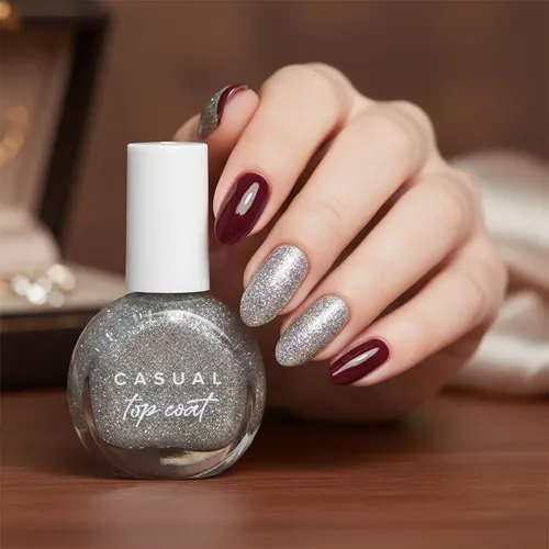 Esmalte Violetta Cosmeticos Top Coat Destellos