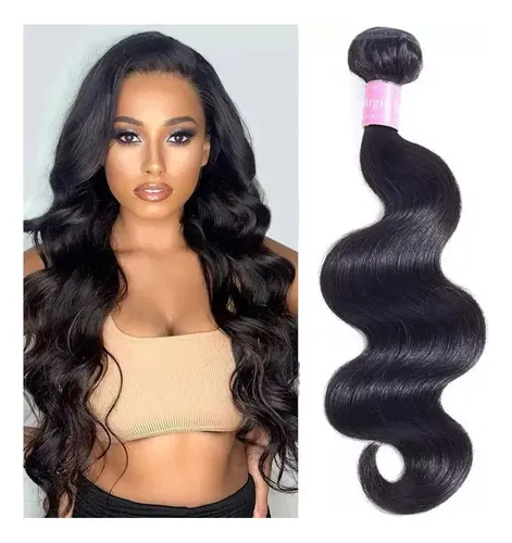 Cabello Ondulado Del Cuerpo Humano Brasileño, 50 Cm, 100 G