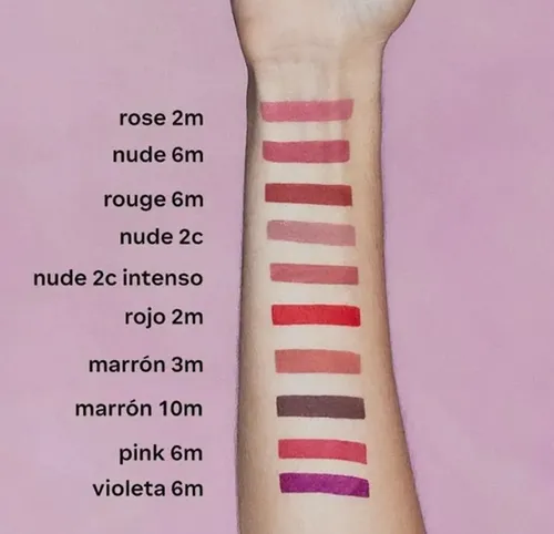 Natura Una Labial Liquido Intransferible Mate Fucsia 4 M