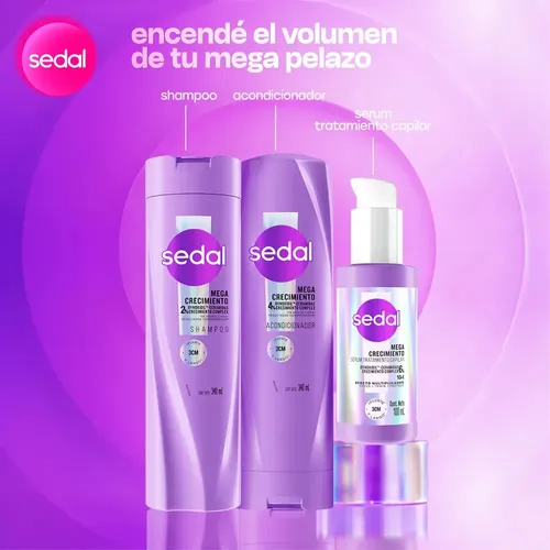 Shampoo Sedal Mega Crecimiento 650ml