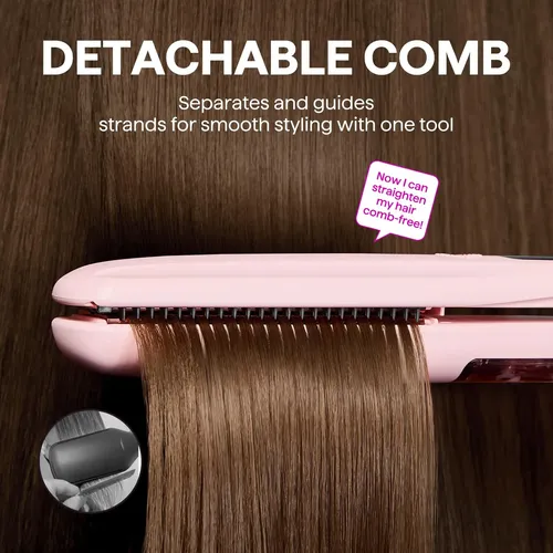 Alisador De Pelo Wavytalk Steam 3,5 Cm Nano Titanio