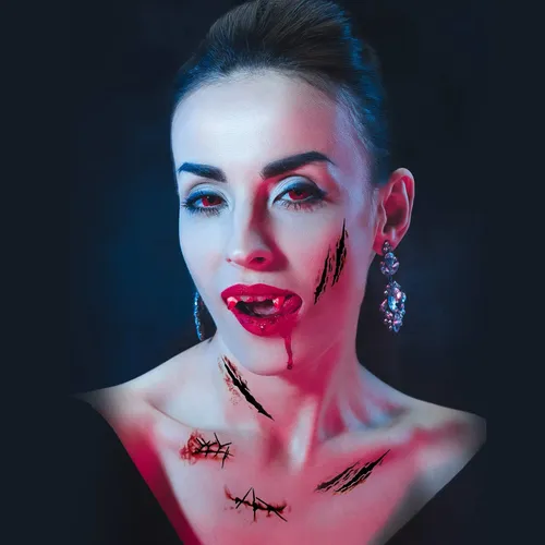 Esponja Punteada Maitys Para Maquillaje De Halloween Con Cic