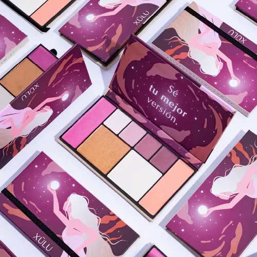 Paleta Para Make Up Rostro Moonshine Xulu Cosmeticos