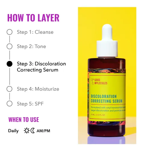 Suero Corrector De Despigmentación Good Molecules 30ml/30g