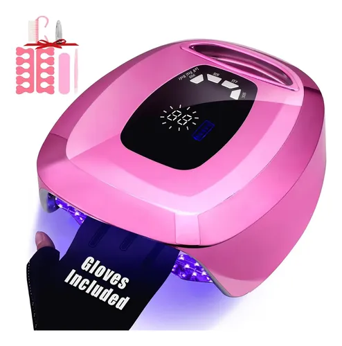 Lámpara Uv Led Portátil 108w Secado Rápido Gel Uñas