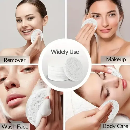 Esponja Exfoliante Natural Limpieza Facial Hidratable 10 Un.