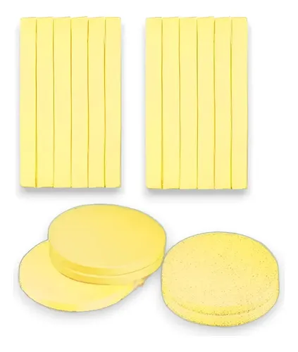 Esponjas Faciales Comprimidas Limpieza Facial 12 Packs X 12u