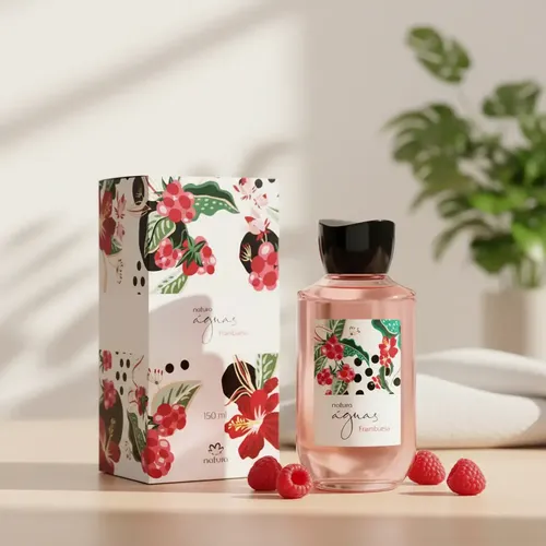 Natura Aguas Frambuesa Colonia Femenina 150 Ml Sin Spray