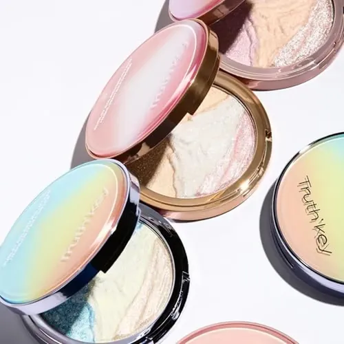 Paleta De Iluminadores E Iluminadores Faciales En Polvo Para
