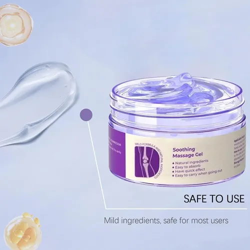 Gel Morado Para Articulaciones, 2 Unidades, Crema De Masaje