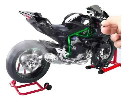 Wq Kawasakininja H2r 32cm Con Luz Sonido Y Movimiento .new