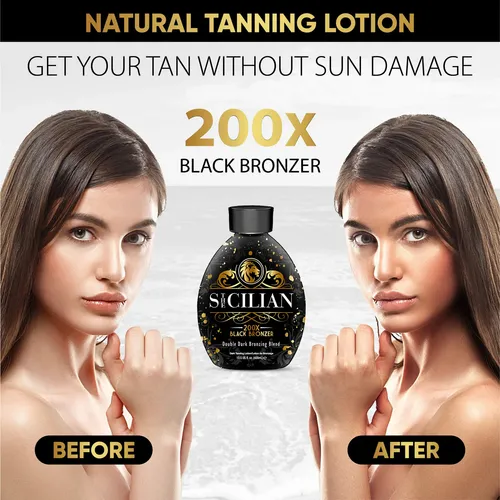 Loción Bronceadora The Sicilian 200x Dark Black