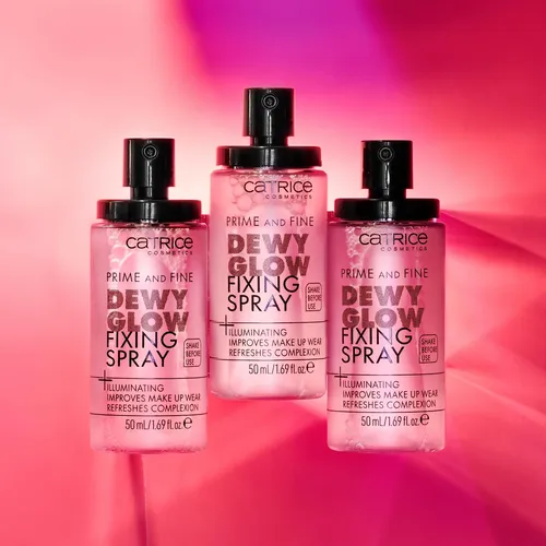 Spray Fijador Catrice Prime & Fine Iluminador Con Brillo Hum