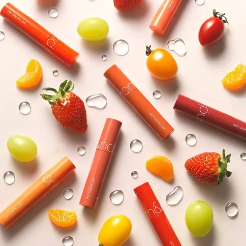 Rom&nd Juicy Lasting Tint Acabado Brillante Color #09 Litchi Coral
