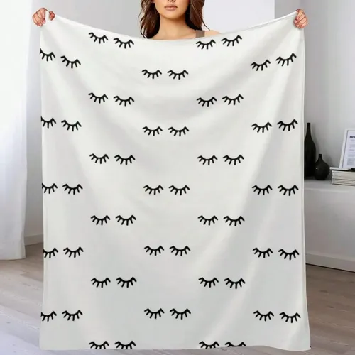 Manta De Franela Para Pestañas, Ropa De Cama, Regalos De Nav