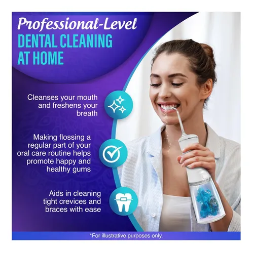 Gurunanda Irrigador Bucal Avanzado Con Hilo Dental