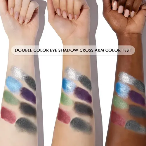 Paleta De Sombras Dual Matte Icy Blue Smoky Violet 02