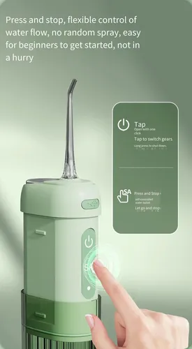 Mini Hilo Dental Eléctrico Portátil Con 5 Boquillas