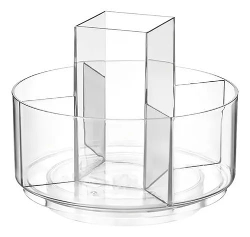 Organizador Maquillaje Giratorio 360º Acrílico Transparente Oh My Shop