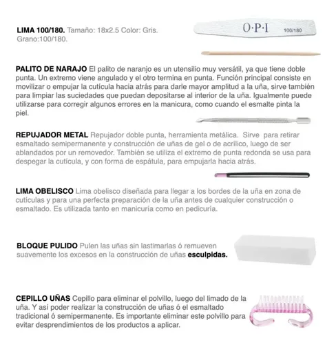 Kit Inicial X 15u Tejar Manicuria Esmalte Semi Cabina Torno