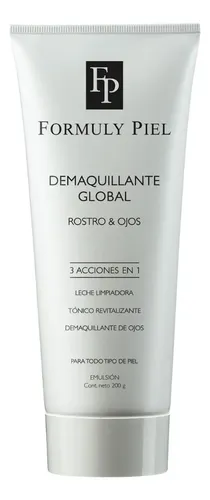Emulsión Desmaquillante Formuly Piel Global 3en1 X 200 Ml