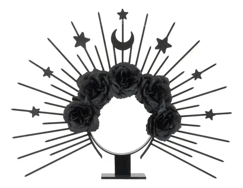 Diadema Gótica Con Forma De Sol Y Luna Para Fiesta De Disfra